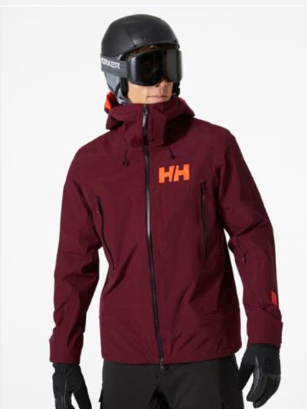 Helly Hansen Sogn Shell 2.0 Jacket XL Hickory Black Waterproof Ski Snow $375 MSR
